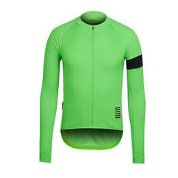 Mens Rapha Pro Team Cycling Long Sleeve Jersey MTB bike shirt Outdoor Sportswear Breathable Quick dry Racing Tops Road Bicycle clothing Y21042111