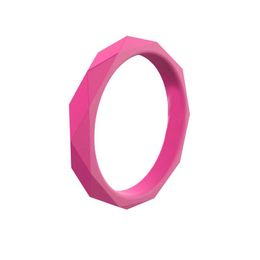 New 3MM Thin Silicone Sports Ring FDA Rubber Finger Rings for Women Men Non-Toxic Antibacterial Ring Size 4-10 Couple Rings Band