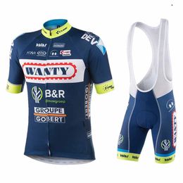 Wanty team Cycling Short Sleeves jersey bib shorts sets Breathable Bike Clothing Quick Dry Bicycle Sportswear 3D gel pad U71865