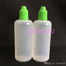 PE Dropper Bottles 100ML Soft Plastic Bottle Empty With Childproof Caps E Liquid Juice