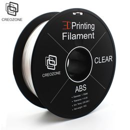 Freeshipping Transparent Clear ABS 3D Printer Filament 1.75 1KG 3D Printing Materials ABS Plastic 3D Pen Filament