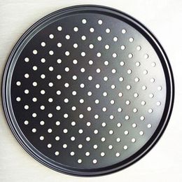 Pizza Pan 12 Inch With Holes Non Stick Pizza Tray Kitchen Cooking Tools Home Bakery Accessories Pancake Oven ZC0012