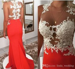 2019 Sexy Cheap Satin White Lace Prom Dress Sleeveless Long Formal Holidays Wear Graduation Evening Party Pageant Gown Custom Made Plus Siz