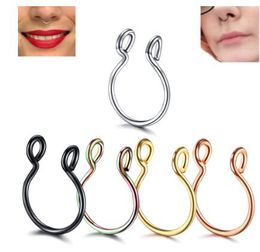 60pcs 20 g 2 mm ballon rond fin de nez Piercing Stud Bone Ring Bar