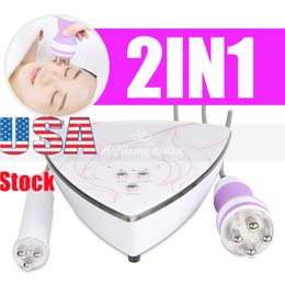 2 In 1 Multipolar Bipolar RF Face Care Body Shape Cellulite Removal Slimming Machine Spa Home