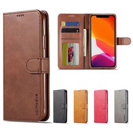 Calfskin Texture PU Leather Phone Case for iPhone 11 6.5 6.1 2019 X XR XS Max 6 7 8 Plus and Samsung Note 8 9 10 Pro S8 S9 S10 Edge Plus