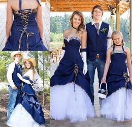 High Quality Sweetheart Wedding Dress Cowboy Camo A Line Country Garden Church Formal Bride Bridal Gown Custom Made Plus Size