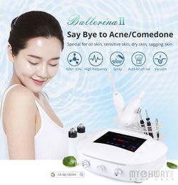 Galvanic Facial Machine Skiin Cleansing High Frequency Skin Tightening Acne Facial Brushes Spray Skin Moisturise Beauty Machine