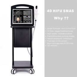 America Tax Free 4d 3D hifu face and body Equipment cartridges for facial lift /body slimming / Neck lifting