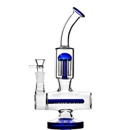 Согнутые шеи Slyme мундштук с твердыми основаниями Hookahs Heady стеклянные бонги с рукой PERC INLINE PERC расклешенные мундштуки для масла