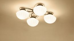 New Glass Modern Led ceiling Chandelier lights For Living Room Bedroom Home Dec lampara de techo led moderna Fixture