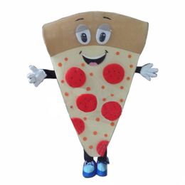 2018 Discount factory sale PIZZA mascot costume for adults christmas Halloween Outfit Fancy Dress Suit Free Shipping