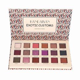 HANDAIYAN 18 Colours Sunset Earth Tone Eye shadow Palette For Women Beauty Makeup Cosmetics DHL free