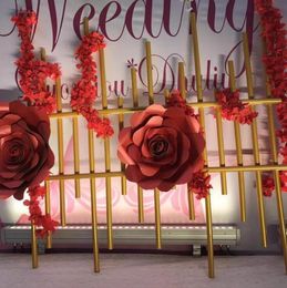 Decorazioni per matrimoni in alluminio speciale: gli oggetti di scena decorativi per lo sfondo del palco in tubo di plastica con un diametro di 20 mm possono essere piegati a piacimento