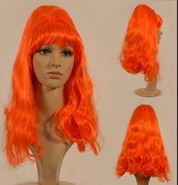 WIG shipping Sexy Women Anastasia Rich Red Long Wave Wig Lolita Women Cosplay Party Wigs