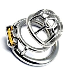 2019 Unique Design Male Chastity Device Stainless Steel Chastity Cage Round Cock Ring Penis Ring Sex Toys Men G7-1-263C
