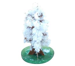 50PCS/LOT 2020 100mm H White Paper Magic Growing Tree Magical Christmas Trees Japan Educational Science Funny Toys For Children Novelties