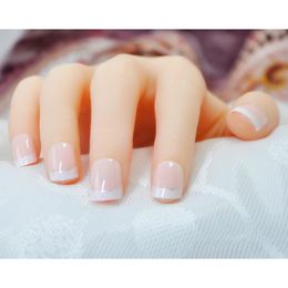 Buy Pink White Acrylic Nails Online Shopping At Dhgate Com