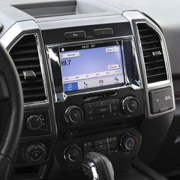 Car GPS Navigation Frame Trim Cover for Ford F150 Car Interior Accessories241t