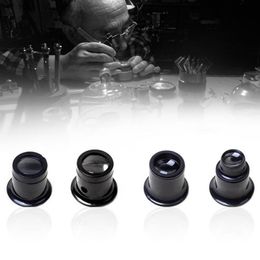 Portable 20X/15X/10X/5X Monocular Magnifying Glass Watch Magnifier Loupe Lens Jeweler Tool Eye Magnifier Len Repair Kit
