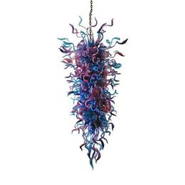 Wholesale Style chandeliers Energy-saving Murano Art Glass Crystal Decorative Elegant Chain Chandelier with High Quality