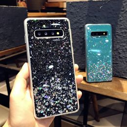 Luxury Glitter Phone Case for Samsung S10 Plus S9/S8 Plus Note 10 Pro For iPhone 11 Soft Back Cover