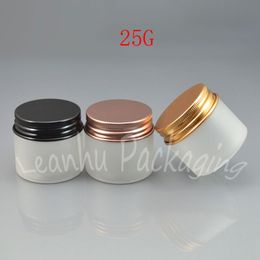 25G Transparent Frosted Cream Jar , Small Plastic Jar , 25CC Mask / Eye Cream Sub-bottling , Empty Cosmetic Container