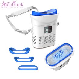 Mini vacuum suction belly fat burning belt with cryotherapy body contouring cool pad home use