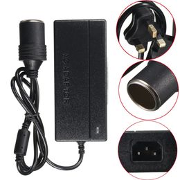 Freeshipping 100/220V To 12V Power Adapter For Car Automotive Household Car Cigarette Lighter AC/ DC Power Converter Adapter Inverter