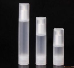 Wholesale300PCS 15ml 30ml 50ml airless bottle frosted/matte vacuum pump bottle lotion bottle with PP material#221