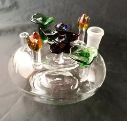 new Flower bed glass hookah pot , Glass Bongs Accessories, Glass Water Pipe Smoking, Free Shipping