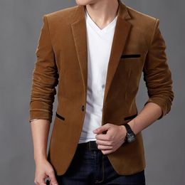 New Men Coat Terno Masculino Mens Fashion Blazer Britishs Style Casual Slim Fit Suit Jacket Male Blazers Plus Size 4xl