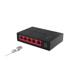 2022 power lan 5 Port Gigabit Switch 10/100/1000 Mbps RJ45 LAN Ethernet Fast Desktop Netzwerk Switching Hub Shunt mit EU / US-Energien-Adapter