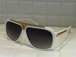 All'ingrosso-Lusso-occhiali da sole da uomo di marca milionario occhiali da sole prove retrò vintage oro lucido stile laser logo Z0350W di alta qualità