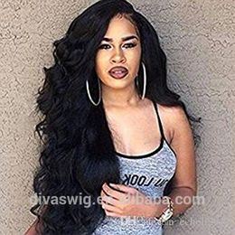 360 Lace Frontal Wig Loose Wave for Black Women Pre Plucked Glueless 150% Density 360 Lace Front Brazilian body wavy