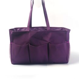 Wholesale Blanks Plain Polyester Large Garden Tote Utility Tote Bag Garden Tool Bags in many Colours DOM103307