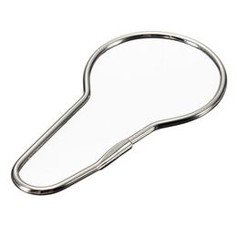 New Stainless steel Chrome Plated Shower Bath Bathroom Curtain Rings Clip Easy Glide Hooks Free Shipping