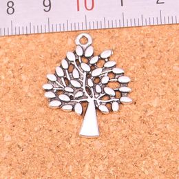 67pcs Charms world tree Antique Silver Plated Pendants Making DIY Handmade Tibetan Silver Jewellery 30*24mm