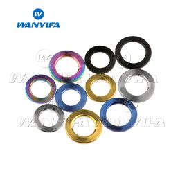 Wanyifa Titanium Flat Washer M4 M5 M6 M8 M10 DIN912 Spacer for Bicycle Cycling Motorcycle Car