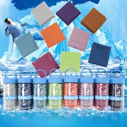 Double Ice Cold Towel Sweat Absorption Running Yoga Towels Quick Dry Soft Breathable Towel Can Custom logo XD21649