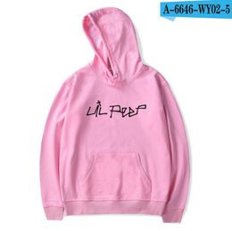 Pkorli Lil Peep Love Sweatshirt Men Casual Pullover Hip Hop Lil Peep Rapper Hoodies Sad Face Boys Hoody