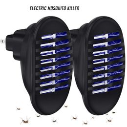 pest control Electric Bug Zapper Portable Indoor Electronic Mosquito Killer Trap UV Light Insect Suitable 110V Ultraviolet lighting tempt Mosquitoes Direct China