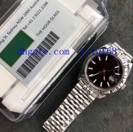 Mens Selling Best Quality 41MM AR Factory V2 black dial Automatic 2824 Eta 904L Steel Jubilee Bracelet Men 126334 Datejust Wristwatches
