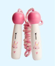 Xiaomi youpin Bravokids wooden handle Cartoon Child Skipping Rope Pupils Kindergarten Game Skipping Rope Jump Rope for Kids B1