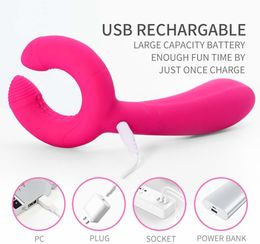 Silicone G spot Stimulate Vibrators Dildo Nipple Clip Masturbate vibrator Adults Sex Toys For Women Men Couple Y200422
