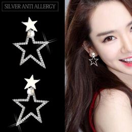 new hot Fashionable new style individual character 5 cents star sets diamond earring style fashionable and classic delicate and elegant