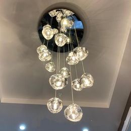 Modern chandelier lighting large staircase LED crystal chandeliers round ring light fixtures home decoration cristal lustre Modern chandelier lighting large staircase LED crystal chandeliers round ring light fixtures home decoration cristal lustre