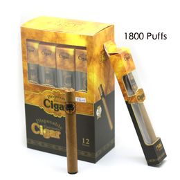 -Desechables cigarro electrónico desechable 1800 Puffs vaporizador de Vape Pen Varios sabores disponibles nube de vapor cigarrillo electrónico