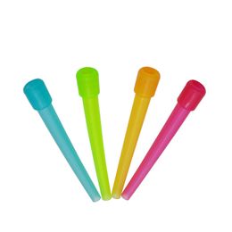 Colorful Plastic Disposable Holder Test Mouthpiece Tips Filter Portable Innovative Design Mouth For Hookah Shisha Smoking DHL Free
