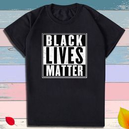 Черные Lives Matter Футболка Мужчины Женщины Повседневная Crew Neck Tops Tee Summer Black Lives Matter футболка